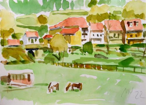 Cianca y Caballos - 21x29
