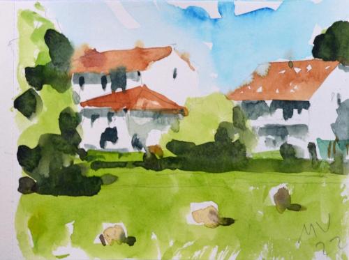 Casas y Ovejas - 14,8x21