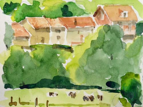 Casas junto a Renedo - 14,8x21