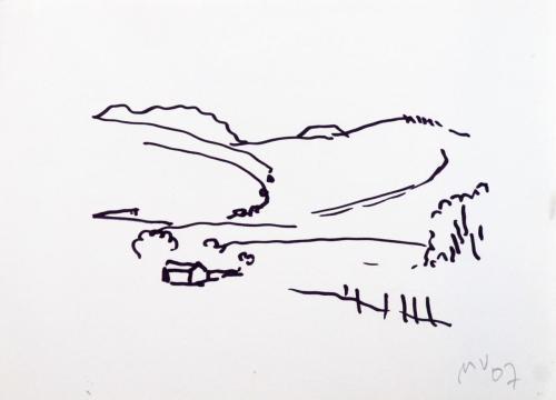 Paisajes 01 - 155x215 - Rotulador sobre papel